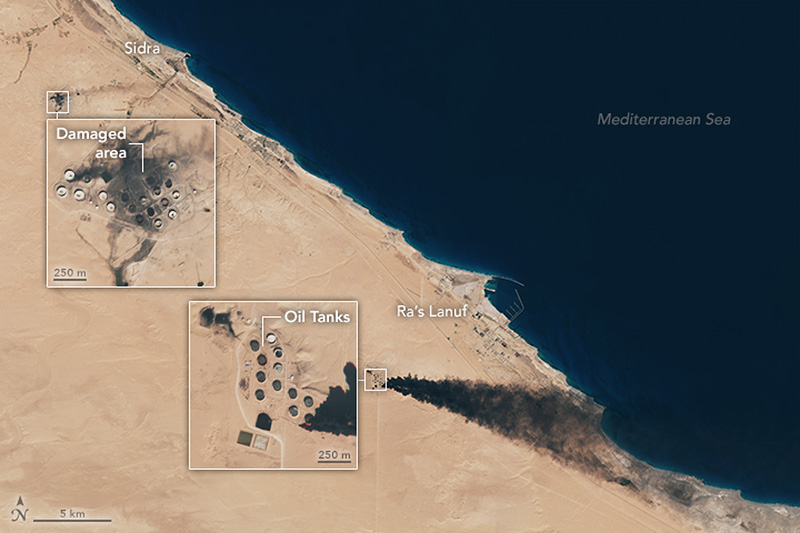 Illustration for article titled This Is What the ISIS Offensive Looks Like From Space
